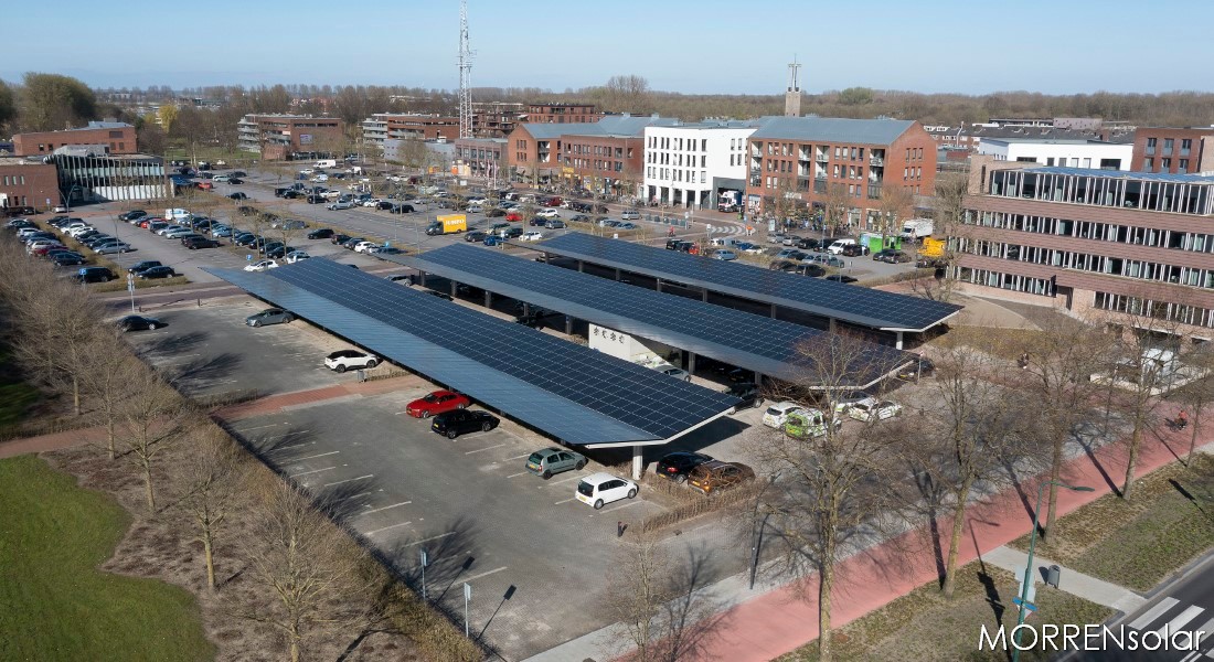 MORRENsolar - solar  parking - gemeente Dronten